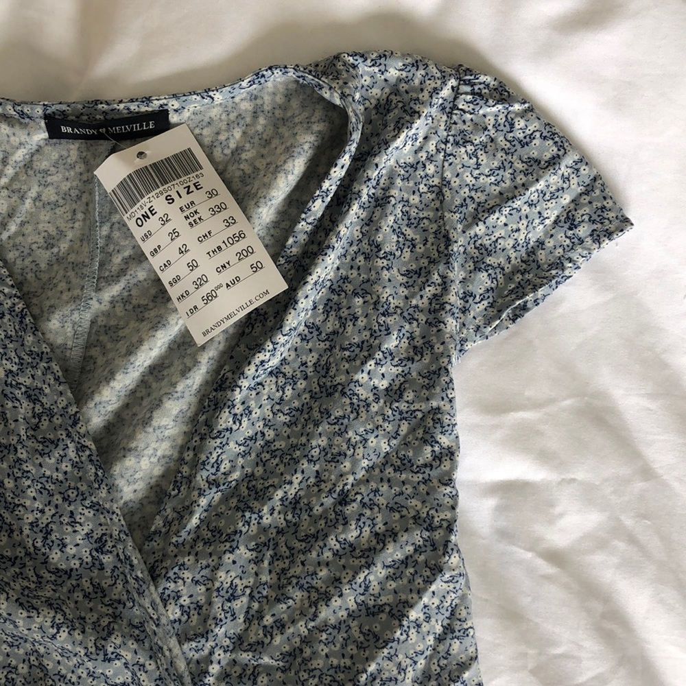 Brandy Melville Floral Wrap Dress